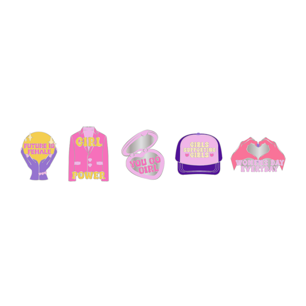 Womens Day charms - 5 stk